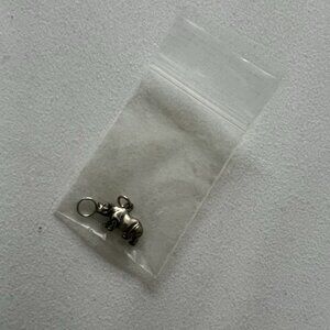 Brand New Sterling Silver Rhino Charm for Bracelet